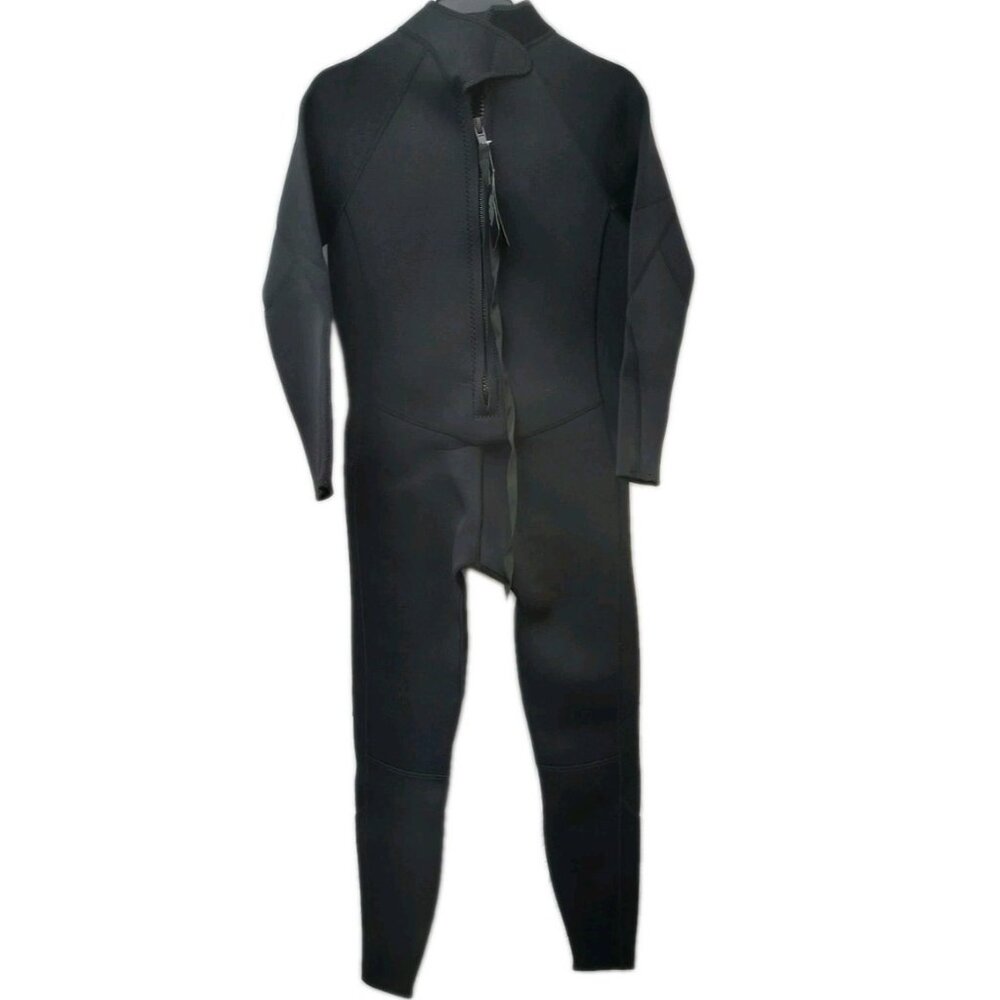NIKSA FULL WETSUIT COMPLETE NEOPRENO MEN BLACK SIZE MEDIUM - Picture 3 of 10